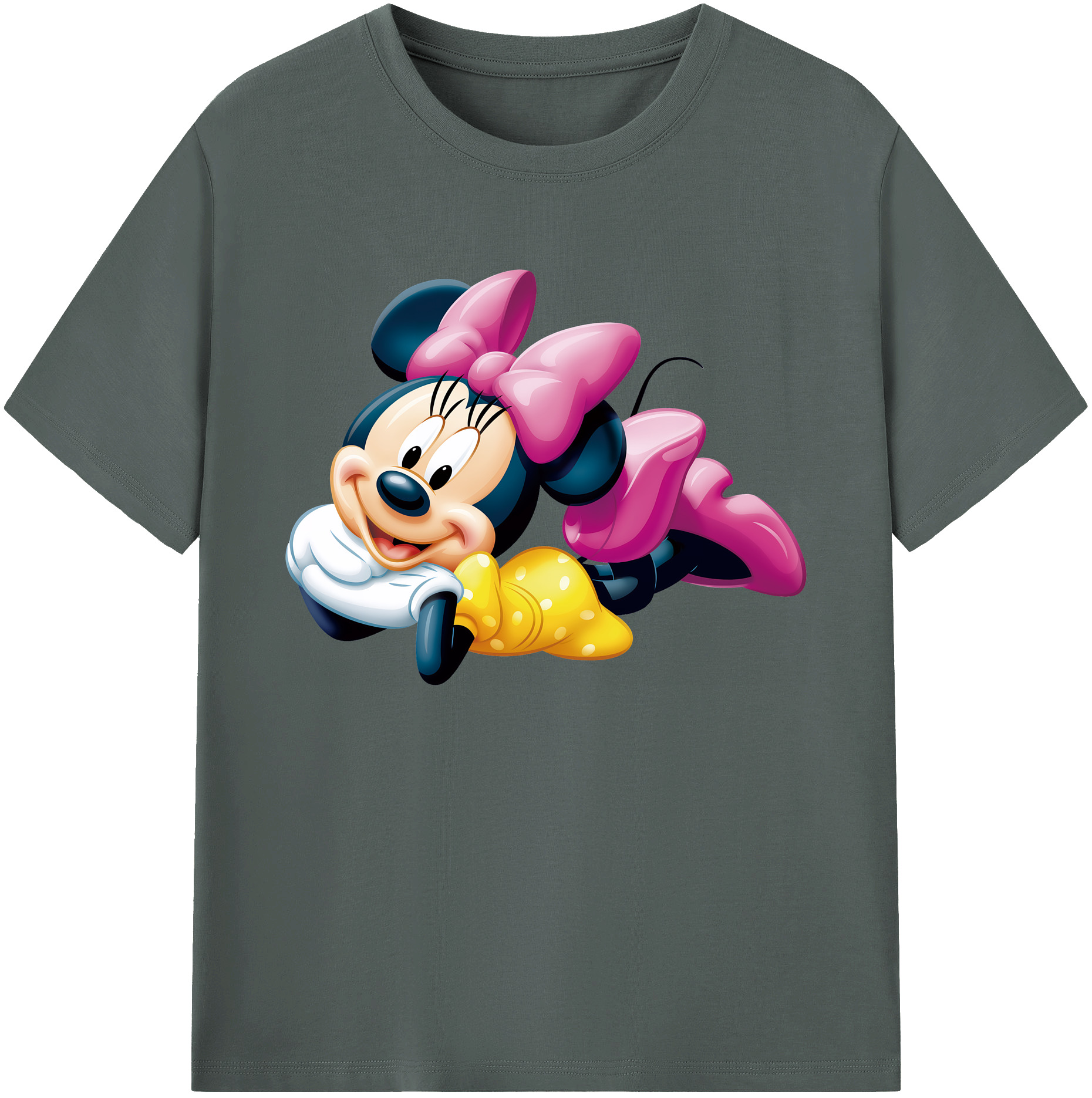 ミッキーマウス Mickey Mouse 綿100％ メンズ半袖Tシャツ｜肌触りやわらか＆通気性